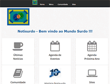 Tablet Screenshot of notisurdo.com.br